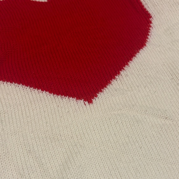 MainStrip Red Heart relaxed fit Sweater L - Picture 6 of 7